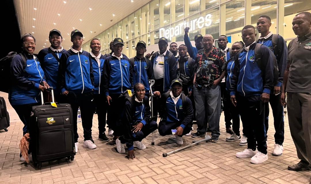Team Tanzania departing to Birmingham