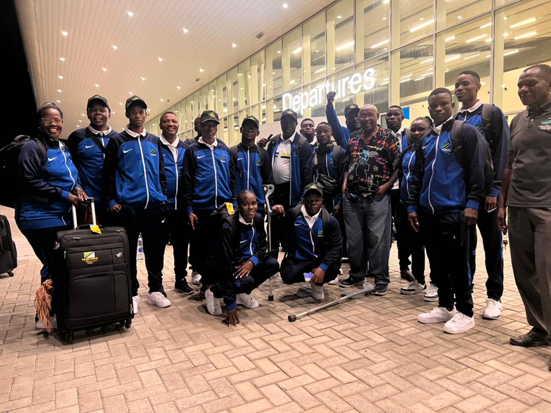 Team Tanzania departing to Birmingham Tanzania Olympic Committee