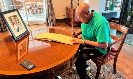 Secretary General of TOC – Filbert Bayi signing the book of condolences