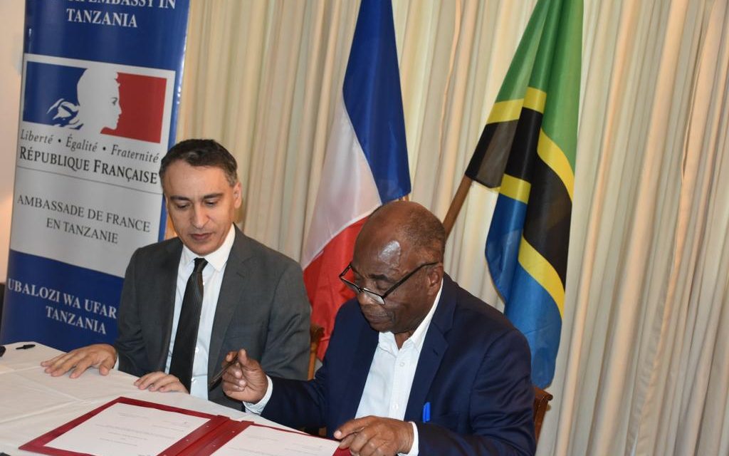 Tanzania Olympic Committee signs an agreement with the French Ambassador