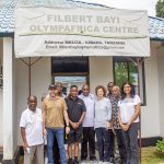 The Associate Director of Olympism365 from the IOC and the PATH team visits OlympAfrica Centre