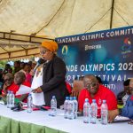Hon. Halima Dendego opens the Twende Olympic Festival