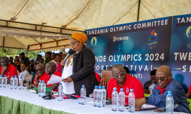 Hon. Halima Dendego opens the Twende Olympic Festival